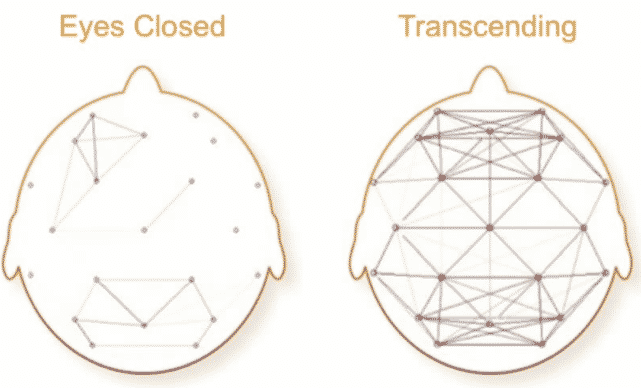 Brain Coherence When Transcending